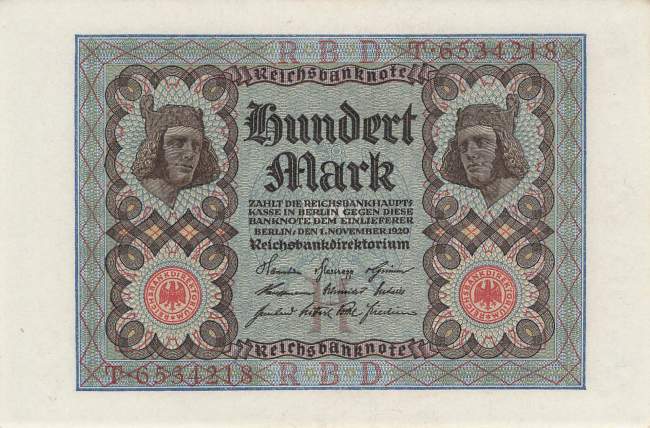 100 Mark 1920